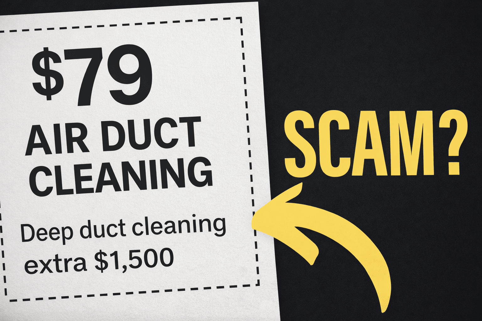 Air Duct Cleaning Scams: How to Spot the $79 Deal That Turns Into $1,500